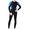 Opatiny Muta da uomo in neoprene da 5 mm con cerniera frontale e cappuccio, adatta per immersioni, snorkeling, nuoto, surf e salvataggio in acqua (M)