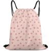 Generic Pink Cheetah Leopard Borsa con Cordoncino Sacca con Cordoncino Regolabile Unisex per All'Aperto Vacanze Uomo Borsa Palestra 36X42Cm