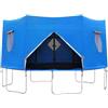 Generic Copertura per tenda per trampolino, resistente all'acqua, robusta copertura per trampolino, protezione resistente alle intemperie, design pratico e versatile per pioggia, camper, inverno, estate