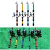 JoyousMall Tuta da lancio per canne da mare, canna da pesca telescopica e mulinello per kit completo di mulinelli, attrezzatura da lancio