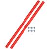 TOMETURE Set di Binari Protettivi in ABS per Skateboard Accessori per Longboard Adatti a Skater Adulti