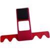 FytStycale Porta Stecche Biliardo Accessorio Pieghevole Portatile Alluminio PU Antiscivolo Organizzatore Slot Compatibile con Gioco Tavolo Interno Snooke, Rosso Nero