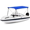 JLLEIZYZ Estensione Tendalino Barca, Tendalino Gommone con Borsa per Il Trasporto, Ideale per Gommoni, Canoe e Barche Bowrider(Blue)