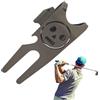 Generic Strumento per la riparazione del segno del pitch mark del golf, gadget multifunzionale per golfisti, strumento multifunzionale per palline da golf, per donne, adolescenti, ragazzi, ragazze,