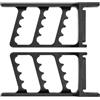 Generico Supporto e Frecce 2 in Pla Nero Struttura ad Alta Portata, Design per Ottimizzazione dello Spazio, Facile Installazione, per Casa e Interno
