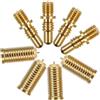 Uonlytech 4 Set Viti in Rame per Stecca da Biliardo Colore Oro, Kit per Estensione e Riparazione Forza e Stabilità Migliorate, Accessori per Sala da Biliardo