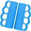 Generic Impugnature da palestra in silicone per bilanciere sollevamento pesi protezioni antiscivolo per palmo uomo donna fitness impugnatura ergonomica in silicone