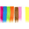 Kronabelle Pelliccia artigianale per la costruzione di mosche, in fibra sintetica, 8 colori, fibra da 5,1 cm, per pesca a mosca, pesca a mosca, fucsia, verde chartreuse, arancione, marrone, rosa, bianco, giallo