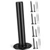 Tofficu Rack Porta Dischi da in Ferro Nero, Supporto Funzionale per Bilancieri e Pesi, Design Contemporaneo per Palestra, Adatto a Spazi Ridotti e Professionale