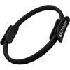 FITPADDY Anello Pilates 38 cm in Eva - Magic Circle Fitness per Tonificazione, Stretching e Recupero Muscolare - Attrezzo Pilates Leggero per Casa e Palestra - Nero