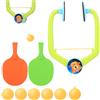 SHUTIANYA Gioco da ping pong da appendere porta, Set da ping pong regolabile con telaio per porta, allenatore portatile per allenamento e giochi in famiglia, con racchette/palline