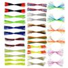 Generico Gonne Per Jig - 30 Mazzi In Silicone Morbido Facile Da Usare,Gonne Jig Da Pesca In Acqua Salata,Per Acqua Salata, Fiumi, Laghi, Dalla Barca, Dalla Riva, Bass, Trota E Pesce Gatto