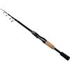 BEAZOOM Canna da pesca telescopica in carbonio per trota e spigola, asta portatile con manico in EVA, design pieghevole da 1,5 m a 2,per 4 m