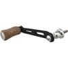 FACAIIO Singolo Braccio In Fibra di Carbonio Maniglia Twinpower per Miravel Nasci Reel 70mm Rocker Arm con Cork Knob Color Oro