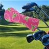 Generico Copritesta Per Mazze Da Golf - 36 Cm, Custodia Protettiva In Pelle PU Con Motivo A Fragola | Copertura Protettiva Per Mazza Da Golf, Resistente Agli Agenti Atmosferici - Per La Pratica Di Guida All'ap