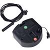 Axorafow Display LCD Stepper Contatore per Attrezzature Fitness - Contapassi Digitale con Rilevamento di Velocità Distanza Calorie - Plastica Nera per Stepper Scale e Shapers Vita (68 x 79 x 33 mm 70g