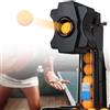 Generic Macchina automatica per palline da ping pong, robot da ping pong con telecomando a 9 impostazioni di velocità, lanciatore portatile per allenamento