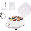 CLKAX Pulitore automatico per palline da biliardo, 1000 giri/min, macchina elettrica per lucidare palline da biliardo, 180 W, 16 palline, con chiave inglese e spazzola, avvio con un solo pulsante, per club