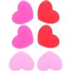 ULTECHNOVO Smorzatore per Racchetta da Tennis in Silicone Color 6, Ammortizzatori Antivibrazione a Forma di Cuore per Giocatori Agonisti e Amatoriali