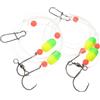 JECOMPRIS Montature Pesca Mare Galleggianti Preassemblate Ganci in Inox 2 per e Orata Attrezzatura per Surf Fishing in Acqua Salata