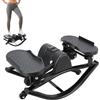 Generic Step per allenamento - Macchina portatile per esercizi laterali, compatta e resistente, per allenamento cardio durevole, per uomini e donne, appartamento, dormitorio, gambe, glutei, addominali