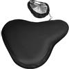 Generico Bike Seat Cushion | 24x27x10cm Waterproof Cover | Ergonomic Shock Absorbing Sun Protection | For Men Women Kids Adults Long Rides Mountain Road Cycling Comfort Commute