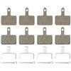 Generico Compatibile con Shimano 4 Paia di pastiglie in Resina B01S B05S - Pastiglie for Freni a Disco for Mountain Bike for sistemi frenanti MTB,Componenti(4 Pair B05S)