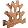 WHAMVOX Rastrelliera per Manubri e Bilanciere Verticale a 3 Livelli Supporto da per Attrezzature Palestra Domestica e Spazio Ottimizzato