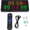Fafeicy Titolo: Tabellone Segnapunti Elettronico da Basket in Lega di Alluminio, Tabellone Segnapunti Digitale Portatile a 10 Cifre, Telecomando a LED, 2000 mAh, Timer Ricaricabile, per