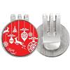 no/no mas Elk fiocco di neve albero festival golf palla marcatore cappello cappello clip smalto magnetico