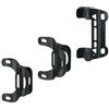 Kivivaka Kit di fissaggio portatile per pompa da bicicletta, con clip di fissaggio in nylon, con bulloni e cinghia, colore nero
