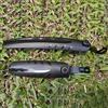 Violiica Set parafango anteriore e posteriore per biciclette pieghevoli da 12-14 pollici, in plastica ad alta resistenza, con manopola a sgancio rapido, colore nero