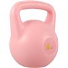 LALADEFIEE Kettlebell 6kg Regolabile con Impugnatura Antiscivolo in PE Colore Rosa per Allenamento a Casa e Attrezzatura per Glutei