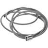 RORPOIR Corda di Ricambio Argento per Rete da Basket in Filo D'acciaio e Alluminio, Resistente e Versatile Fissaggio Stabile per Canestri da Basket Indoor e Outdoor