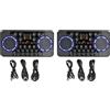 No 2X Scheda Audio V300 PRO 10 Effetti Sonori Riduzione del Rumore Bluetooth M3826