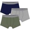 Petit Bateau Set di Boxer per Bambini in Cotone Tinta Unita