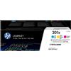 HP 201X Multipack ciano / magenta / giallo (CF253XM) - CF253XM