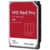 WESTERN DIGITAL WD Red Pro WD122KFBX - Disco rigido - Enterprise - 12 TB - interno - 3.5″ (8.9 cm) - WD122KFBX