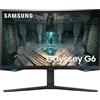 Samsung Monitor Gaming Odyssey G6 da 27'' QHD Curvo, Monitor di gioco - LS27BG650EUXEN