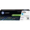 HP Cartuccia toner originale ciano LaserJet 220X - W2201X