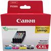 Canon 1998C007 cartuccia d'inchiostro 4 pz Originale Nero, Ciano, Magenta, Giallo - 1998C007