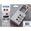 Epson Padlock Multipack 4-colours 35XL DURABrite Ultra Ink, Inchiostro - C13T35964010