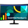 Samsung S36GD Monitor PC 61 cm (24") 1920 x 1080 Pixel Full HD LCD Nero, Monitor LED - LS24D364GAUXEN