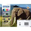 Epson 24 XL Multipack nero / ciano / magenta / giallo / ciano (chiaro) / magenta (chiaro) (C13T24384011) - C13T24384011