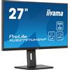 iiyama ProLite XUB2797UHSNP-B1 Monitor PC 68,6 cm (27") 3840 x 2160 Pixel 4K Ultra HD LED Nero, Monitor LED - XUB2797UHSNP-B1