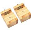 ARTIBETTER 2 Pezzi Morsa da Falegname Legno per Incisione e Fissaggio Professionale per Strumenti Intaglio e Lavorazione Della Pietra Utensile Maneggevole per Creazioni Artigianali e
