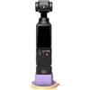 Hrtyvhin Base da tavolo portatile in silicone per tasca 4/3 Base estensione fissa Base per fotocamera sportiva Accessori per streaming live Supporto da tavolo
