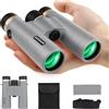 NEYLANG Binocolo compatto per adulti 12x32 ad alta potenza, binocolo tascabile per il birdwatching, impermeabile con lenti BAK4 FMC, leggero e utilizzabile con una sola mano