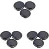 Tityvirnix 3 set di 3 copriobiettivo universale a scatto per mini videocamera DV, nero, 34 mm