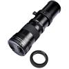 Generico Compatibile con obiettivo zoom super teleobiettivo manuale Sony 420-800mm F8.3-16 con anello adattatore(Mount Z)